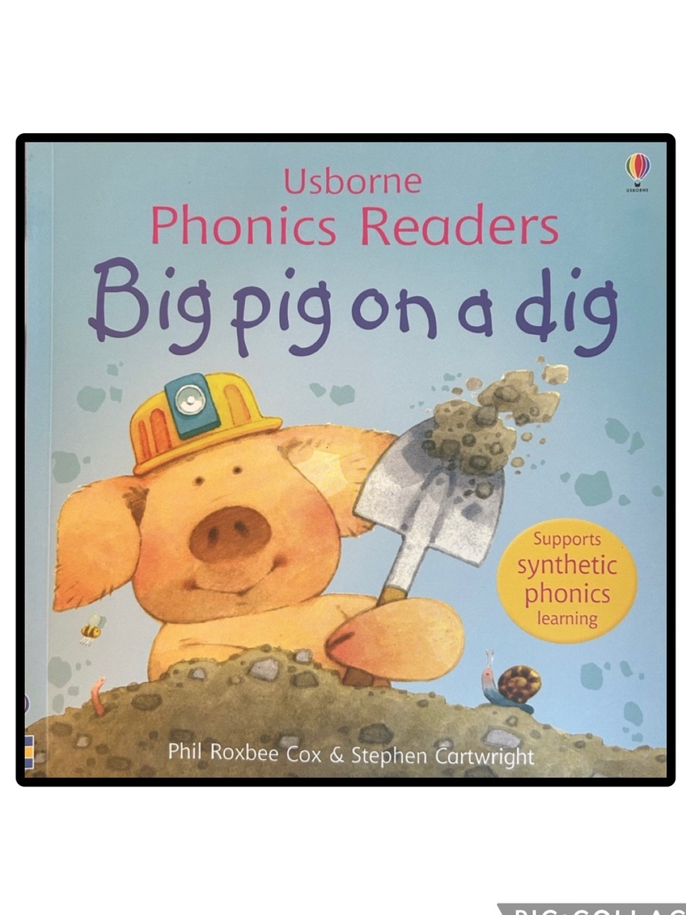 BUNDLE & SAVE 🧸Usborne Phonics Readers: Big Pig on a Dig Softcover Book